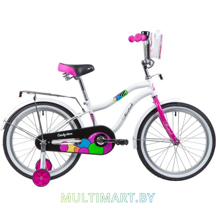 Детский велосипед Novatrack 205CANDY.WT23 (белый, 2023)